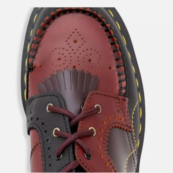 1461 Fused Patchwork Men’s Brogue Derby MSRP$210 English Refined Aesthetic - Picture 10 of 13